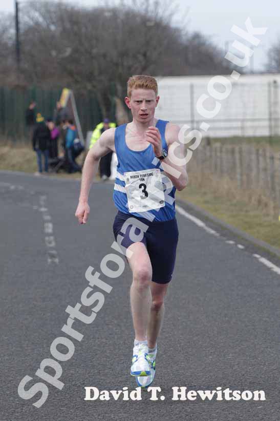 Michael Dawson (Morpeth) North Tyneside 10k Road Race.